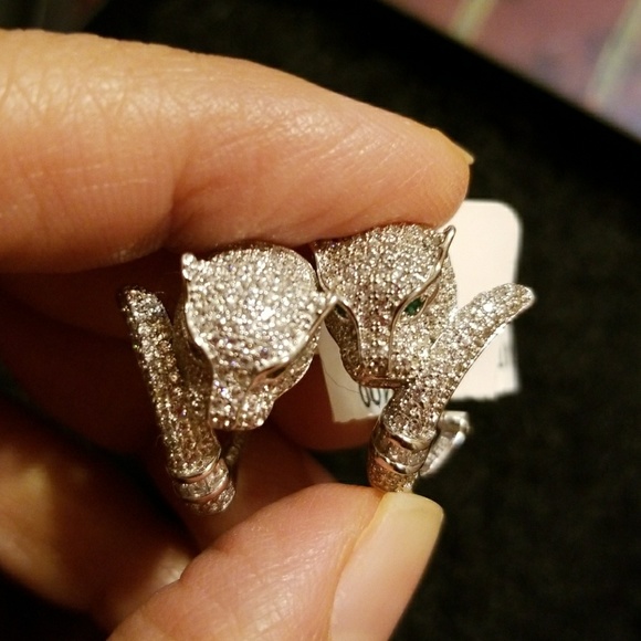 Jewelry Rare Find 925 Sterling Silver Bangle Earrings Poshmark